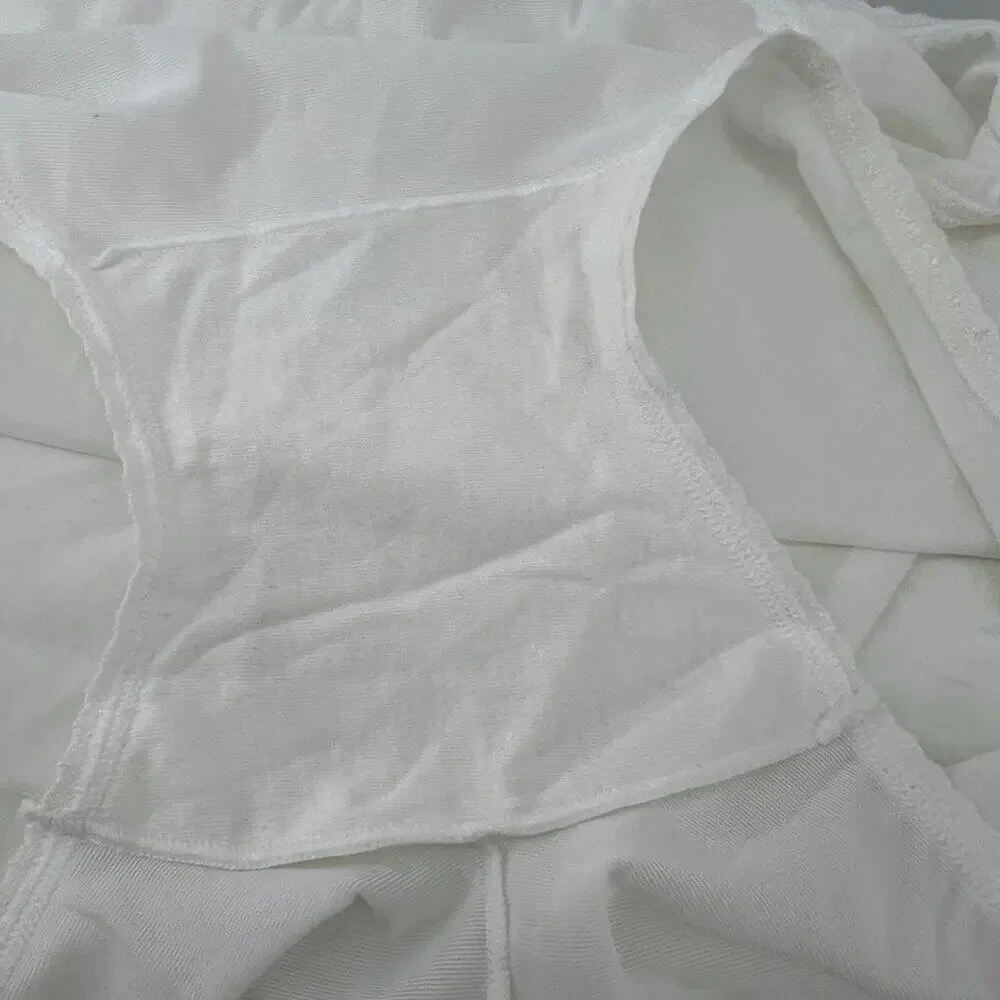 Bali Skimp Skamp Brief Panty Number 2633 Womens Size 8 White